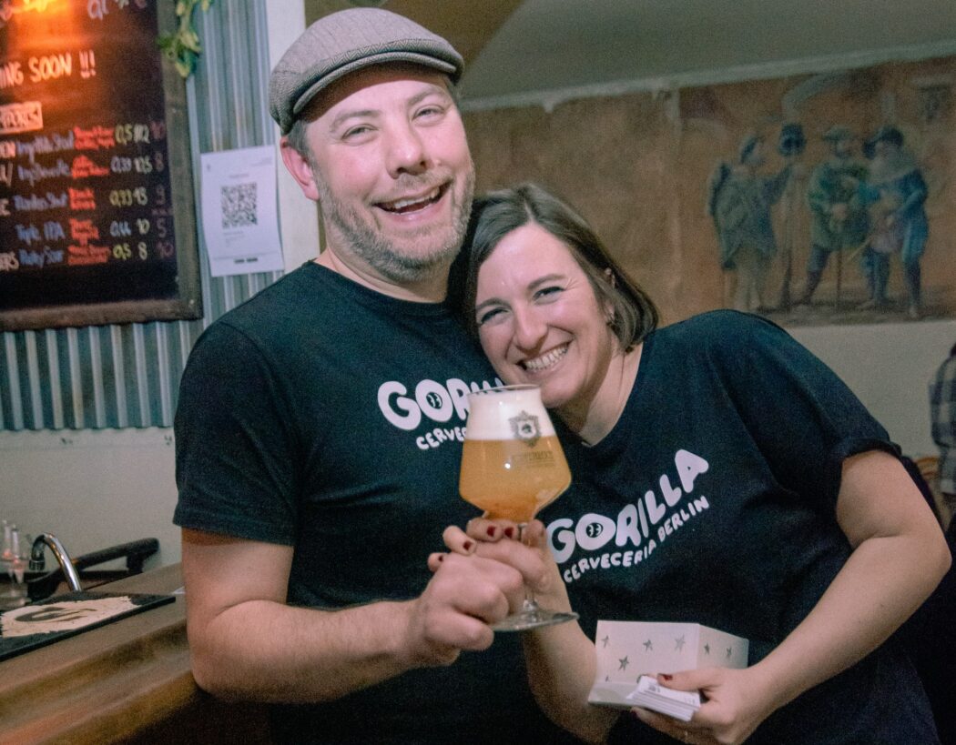 David und Lu von der Gorilla Cerveseria in Berlin